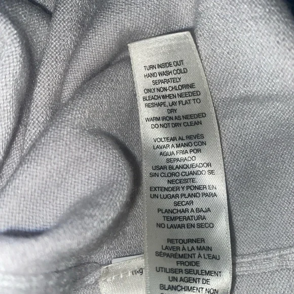 White House Black Market Rhinestone Lace Sweater Large - Picture 16 of 16